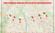 Prešov s preferenciou MHD na križovatkách riadených cestnou dopravnou signalizáciou