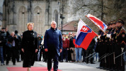 Prezidentka privítala v Košiciach estónskeho prezidenta Alara Karisa