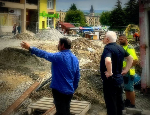 Primátor Bardejova skontroloval mestské staveniská