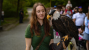 GALÉRIA | Sezónu v košickej zoo otvoril orliak Nixon