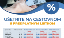 S predplatným lístkom ušetria cestujúci čas i peniaze