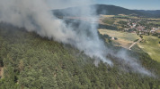 V Richnave horel les, zasahovali profesionáli, dobrovoľníci aj vrtuľník Black Hawk