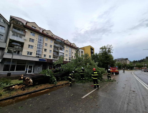 GALÉRIA | Bardejov kvôli búrkam vyhlásil mimoriadnu situáciu
