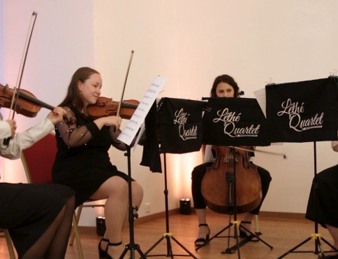 VIDEO | Zborov očarilo dámske sláčikové kvarteto Léthé Quartet