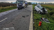 Tragická nehoda pri Ďurkove: 43-ročná vodička neprežila čelnú zrážku