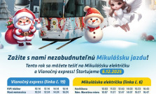 Dopravný podnik mesta Košice, a.s. pozýva malých aj veľkých Mikulášsku Jazdu 2025!