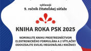 Verejnosť môže nominovať svojho favorita na Knihu roka PSK 2025