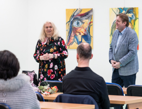 Jubilejná výstava Aleny Sedlákovej rozžiarila Univerzitnú knižnicu v Prešove