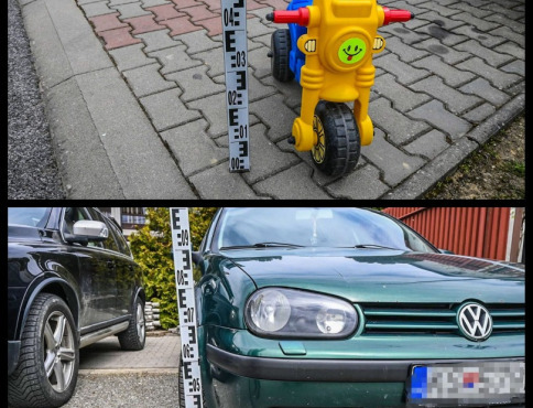 Dieťa na odrážadle sa ťažko zranilo pri nehode v Rudníku