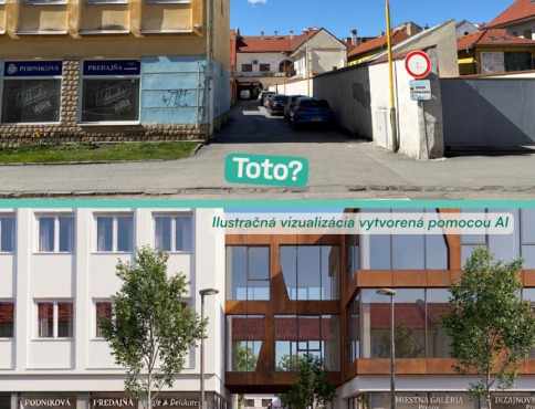 Prešov mení Slovenskú ulicu: o jej budúcnosti rozhodnú aj obyvatelia