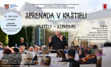 Pozvánka na Serenádu v kaštieli vo Vihorlatskom múzeu v Humennom