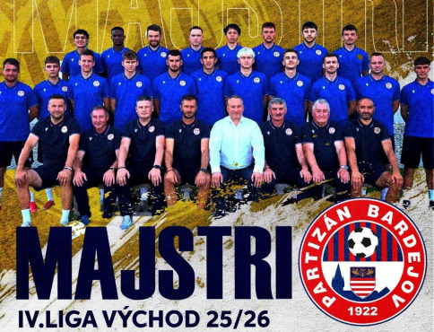 Partizán je späť. Bardejov si vybojoval návrat do III. ligy