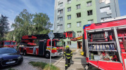 Hasiči zachránili z horiaceho bytu človeka v bezvedomí