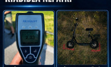 Dve promile za riadidlami: Policajti riešili cyklistu aj kolobežkára