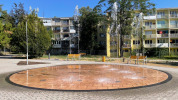Katkin park dostal novú podobu. Pribudla fontána, zeleň aj športoviská