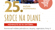25. ročník Srdca na dlani hľadá dobrovoľnícke príbehy
