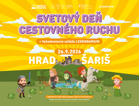 Svetový deň cestovného ruchu oslávi tento rok verejnosť na Hrade Šariš